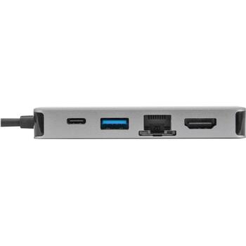 Targus док-станция DOCK419EUZ, 1x HDMI, 1x VGA, 1x RJ-45, 2x USB-A, 1x USB-C, 100W PD, 4K, серая (DOCK419EUZ)