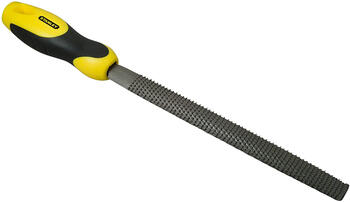 STANLEY 0-22-469 полукруглый рашпиль, 200 мм, средний насечка, углеродистая сталь, биматериальная рукоятка, эргономичная (0-22-469)
