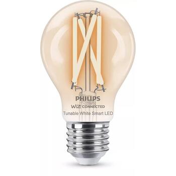 Philips Smart Smart LED Filament A60 Bulb, 2 Pack | E27 | 7 W | Tunable white | Bluetooth, WiFi (2.4GHz) (8719514372627)