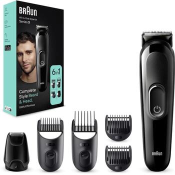 Braun Trimmeris MGK3420, bezvadu, 18 garuma pakāpes, akumulators, melns (MGK3420)