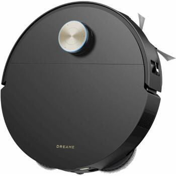 Dreame Пылесос-робот RLX86DE-BLACK, 4.7кг, 35см, 7.9см, 68дБ, 6400мАч, 3.2л, 4.2л, 35кПа, 180мин, 8.8см, HEPA, Голос, Смартфон (RLX86DE-BLACK)