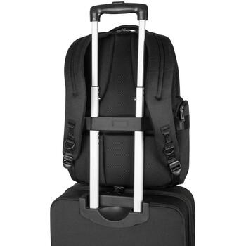 Targus рюкзак TBB618GL, 15,6 дюйма, черный, отделение для ноутбука, SafePort Sling, ремень для тележки, верхняя ручка (TBB618GL)