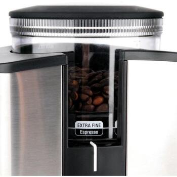 Gastroback кофемолка 42602 Design Coffee Grinder Advanced, 165 Вт, 230 В, 5 настроек помола, таймер, отсек для шнура, черный (42602)