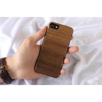 Man&Wood Чехол для iPhone 7/8 M7010B, 4.7, Коричневый, дерево, поликарбонат, совместим с Apple iPhone 7/8 (M7010B)