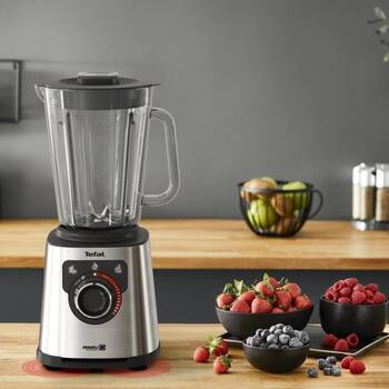 Tefal Блендер BL871D31, 1200 W, 1.5 L, стеклянная чаша, дробление льда, нержавеющая сталь (BL871D31)
