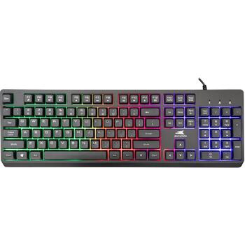 Baracuda Клавиатура STARFISH, 104 клавиши, полная раскладка, мембрана, USB 2.0, подсветка, 1,5м (STARFISH)
