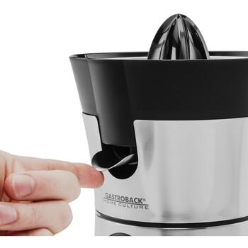 Gastroback Соковыжималка 41138, 1,82кг, Черный, Серебристый, Хранение провода (41138)
