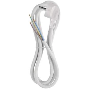 Emos Кабель питания S14322, 2м, 3x1,5мм2, белый, PVC, H05VV-F 3G, 1 шт, подвесной (S14322)