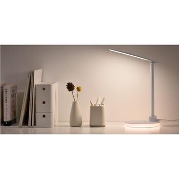 Hawk Настольная лампа HW-LAMP03, 10W, 5 уровней яркости, RGB освещение, будильник, USB выход (HW-LAMP03)