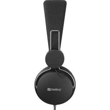 Sandberg Наушники 126-34, 1.2m, 3.5mm, 40mm, 32Ω, 20-20000Hz, встроенный микрофон, многопозиционный микрофон (126-34)