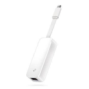 Ethernet адаптер USB-C на Gigabit RJ45 сетевой адаптер UE300C 10/100/1000 Mbps USB-C Черный TP-Link (UE300C)