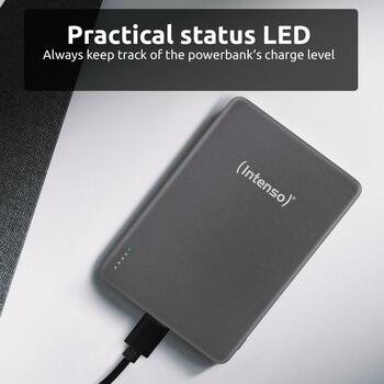 Intenso Power Bank 7344024, 5000mAh, 15W беспроводная зарядка, 20W USB-C PD, совместим с MagSafe (7344024)