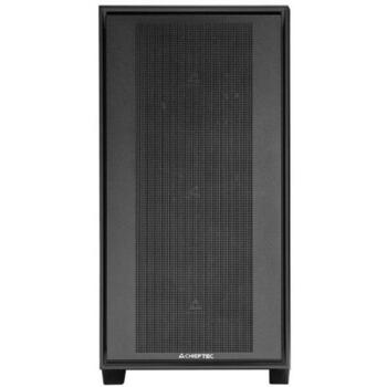 Chieftec Kaste GS-03B-BLK-OP-NIGHT HUNTER, Midi Tower, 3x140mm priekšējie ventilatori, 1x140mm aizmugurē (GS-03B-BLK-OP-NIGHT HUNTER)