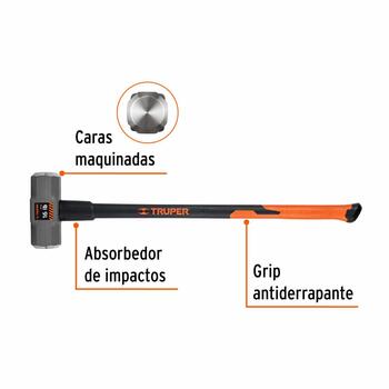Veseris ar stiklšķiedras kātu 7.25kg TRUPER (MD-16F)