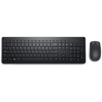 Клавиатура и мышь Dell KM3322W 580-AKFZ, 2.4 GHz, 10 м, 3 кнопки, 1000 DPI, черный, батареи в комплекте (580-AKFZ)