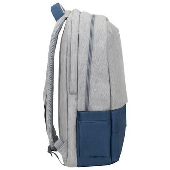 Rivacase Mugursoma 7567GREY/DARKBLUE, 17.3