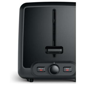 Bosch DesignLine Maizīšu sildītājs TAT4P429, 970 W, 2, Nerūsējošais tērauds, Varš/Melns, Automātiska izslēgšanās, Augsts pacēlums (TAT4P429)