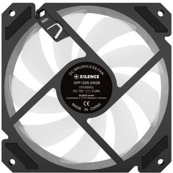 Xilence Datora korpuss ventilators XF065, 120mm, 600-1500RPM, 70cfm, 18-29dB, PWM, ARGB apgaismojums (XF065)