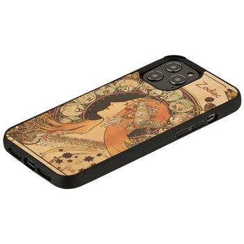 Man&Wood чехол M8670B, 6.1, дерево, поликарбонат, совместим с Apple iPhone 12/12 Pro, с изображением (M8670B)