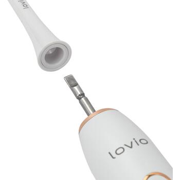 Lovio SonicProtect PRO LVTB124BK-HM, 5 режимов, 3 интенсивности, IPX8, датчик давления, 5 насадок, индукционная зарядка (LVTB124BK-HM)