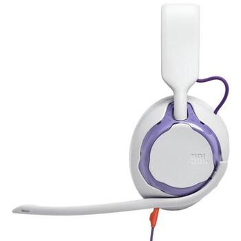 JBL Quantum 250 Wireless White JBLQTUM250WHT, беспроводная гарнитура, 50 мм, 32 Ом, 20-20000 Гц, 100 дБ, 1.5 м, для игр (JBLQTUM250WHT)