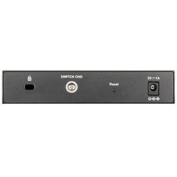 D-Link коммутатор DGS-1100-08V2/E, 8x 10/100/1000, 16 Гбит/с, L2, управляемый, настольный, внешний блок питания, безвентиляторный (DGS-1100-08V2/E)