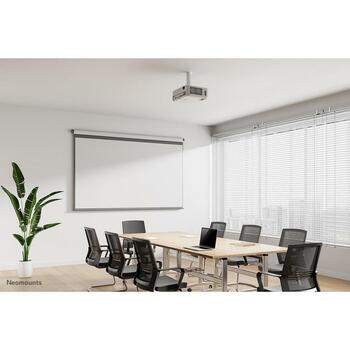 Neomounts потолочный крепеж для проекторов BEAMER-C80WHITE, высота 130-200 мм, максимальная нагрузка 15 кг, белый, 360° поворот (BEAMER-C80WHITE)