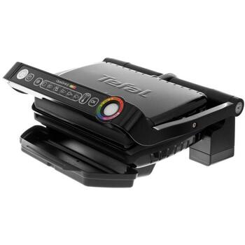 Tefal Kontaktgrils GC712834, 2000 W, melns, 600 cm², 6 automātiskās programmas, noņemamas plāksnes (GC712834)