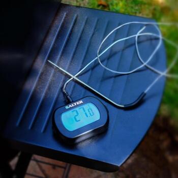 Salter Цифровой термометр 515 BKCR, 0,1°C, двойной датчик, ЖК-дисплей, ABS корпус, нержавеющая сталь зонд (515 BKCR)