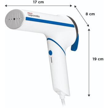 Polti tvaika gludeklis PLEU0271, 800W, 0.085L, 16g/min, salokāms rokturis, alumīnija pamatne, ceļojumu soma (PLEU0271)