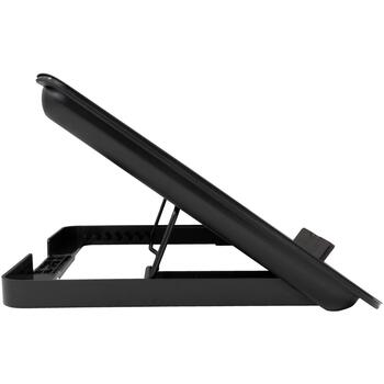 Sbox Dzesēšanas paliktnis CP-28, 2 USB, 180mm ventilators, 300-800 apgr./min., 45 CFM, 22.65 dB, 8 leņķi (CP-28)