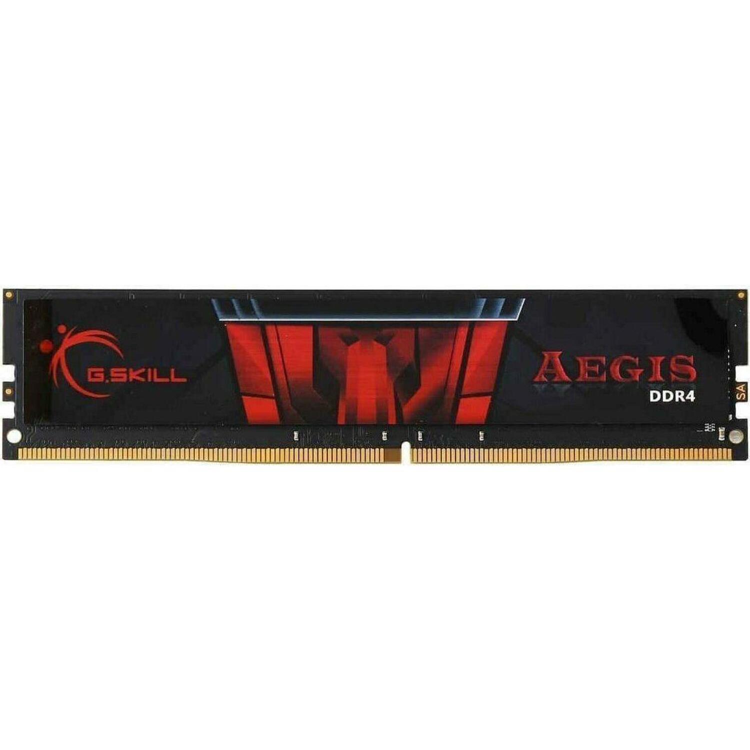 G.Skill Aegis F4-2666C19S-16GIS, 16 ГБ, DDR4, 2666 МТ/с, 1.2 В, CL19, без буфера, Intel XMP 2.0 (F4-2666C19S-16GIS)