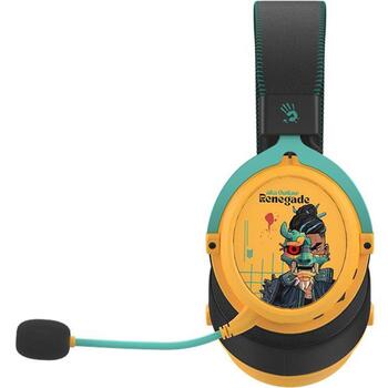 A4Tech Bezvadu austiņas MR595 A4TSLU47750, 304g, Melna, 105dB±3, 32Ω, 20Hz-20KHz, Bluetooth, USB-C (A4TSLU47750)