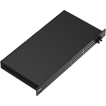 Teltonika управляемый коммутатор SWM282 24 порта PoE+ 30 Вт, 4 SFP, 300 Вт бюджет, 56 Гбит/с пропускная способность (SWM282)