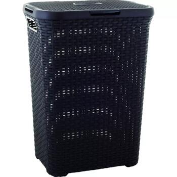Veļas kaste Natural Style 60L Curver 0800707210 44,8x34,1x61,5cm tumši brūna (0800707210)