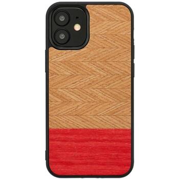 Man&Wood aizmugurējais vāciņš M8544B, sarkans, saderīgs ar Apple iPhone 12 mini, 5.4 (M8544B)