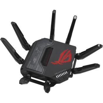Asus игровой маршрутизатор ROG Rapture GT-BE98 90IG08F0-MO9A0V, 802.11ax, 10/100/1000 Mbit/s, 1 x RJ-45, 5G, MU-MiMO, 8 антенн (90IG08F0-MO9A0V)