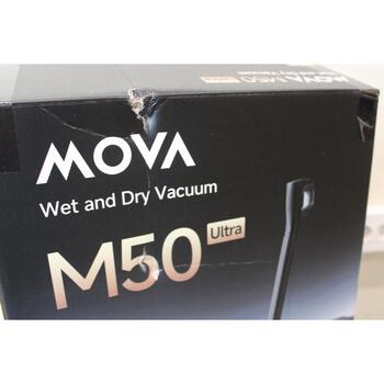 Mova беспроводной пылесос для влажной и сухой уборки M50 Ultra HMH28ASO, 450 Вт, 40 мин, 22000 Па, 0,8 л, 100°C, серый (HMH28ASO)