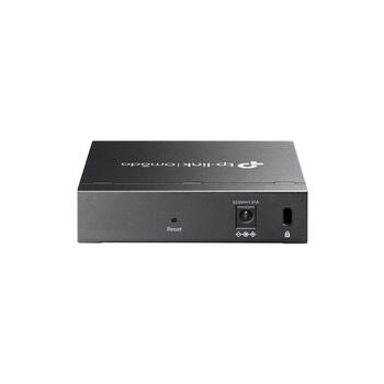 TP-LINK Omada ES205GP управляемый коммутатор, 5x Gigabit RJ45, 4x PoE+, 65W, 10 Gbps, без вентилятора (ES205GP)