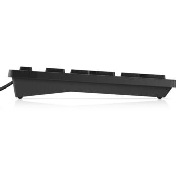 Dell Клавиатура KB216 580-ADGR, USB, черный, QWERTY, русский, полноразмерная, горячие клавиши, тихая (580-ADGR)