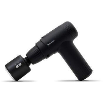 Homedics Masāžas pistole PGM-45HC-BK, 4 siltuma iestatījumi 39-45°C, 4 aukstuma iestatījumi 14-8°C, 6 intensitātes, 4 uzgaļi (PGM-45HC-BK)
