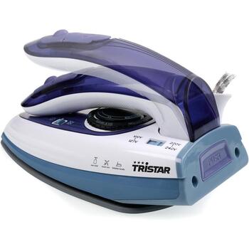 Tristar Ceļojumu tvaika gludeklis ST-8152, 1000 W, 60 ml, nepārtraukts tvaiks 15 g/min, zils (ST-8152)