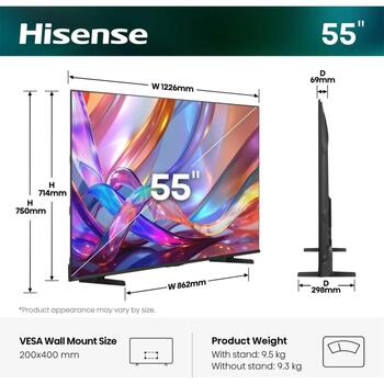 Hisense televizors 55E7S, 55