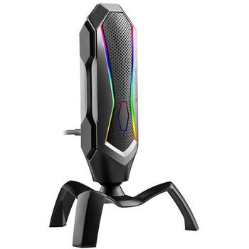 Tracer Spider RGB микрофон TRAMIC46853, 1.7m, 45dB, 2200Ω, 3.5mm аудио разъем, USB Type-A, 360 градусов поворот (TRAMIC46853)