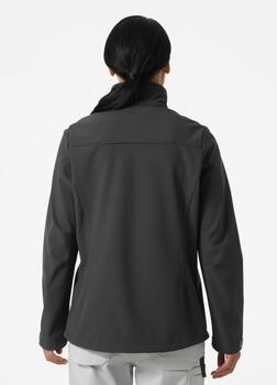 Helly Hansen Softshell куртка Manchester 2.0 74241_950-M, 5000 мм, 5000 г/м²/24ч, 290 г/м², женская, темно-серая, M, молния YKK (74241_950-M)