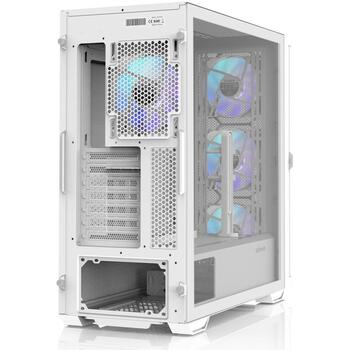 Zalman Z10 DUO White, ATX Mid Tower korpuss, 4x120mm ARGB ventilatori, 7 sloti, 2xUSB 3.0, USB-C, 39.5cm GPU, 17.3cm CPU (Z10 DUO White)