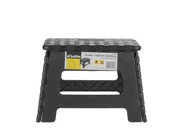 Saliekamais pret-slīdošais krēsls, Keltin, K00398, 150 kg, melns, kompakts un viegls (K00398)