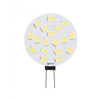 Gtv LED лампочка G4, LD-G4025W-30, 2.5 W, 250 lm, 3000 K, DC12V, 180°, сертификат UKCA, сертификат EAC (LD-G4025W-30)