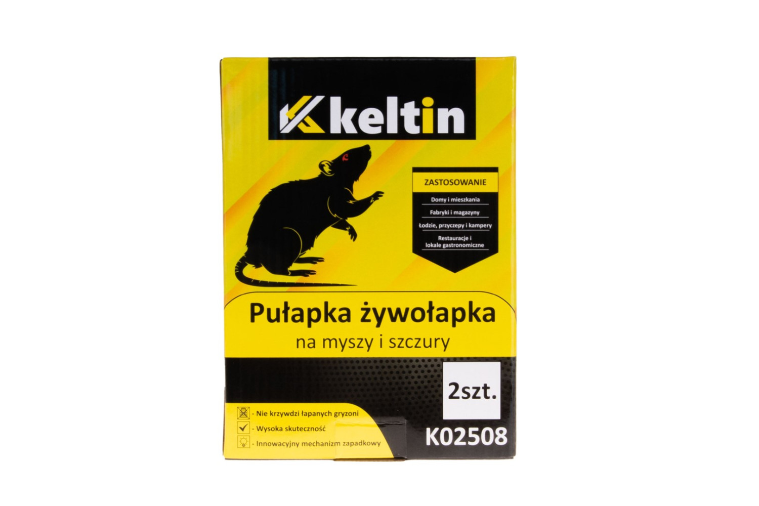 Keltin slazds pelēm K02508, 2 gab, 19 cm x 6 cm, 7 cm, caurspīdīgi zaļš, humāna ķeršana, neplastmasas materiāls (K02508)