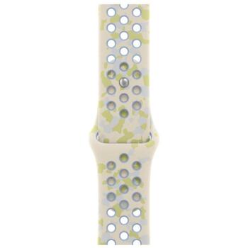 Apple Nike спортивный ремешок 46mm MKTV4ZM/A, S/M, 140-190mm, Chalk Calm, алюминий, для умных часов (MKTV4ZM/A)